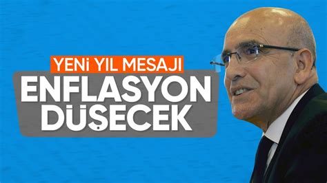 Bakan Mehmet Şimşek: 2024 enflasyonda düşüşün başladığı yıl olacak